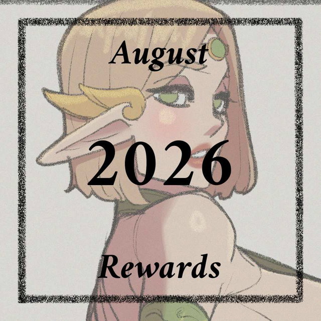 August 2026 rewards