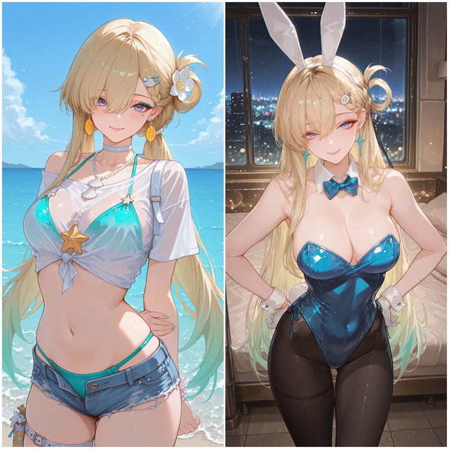 Lynae (Wuthering Waves) - Peppermint | 2 Outfits