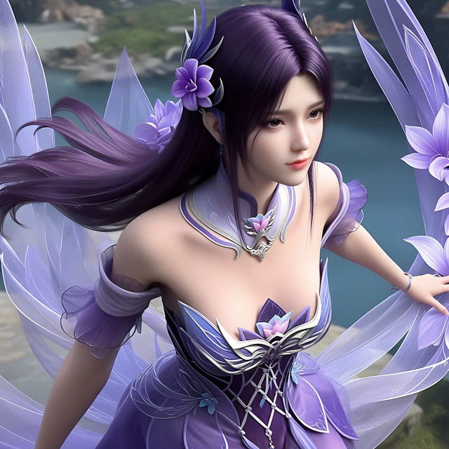 【25-08】小医仙-紫发 190p 4v