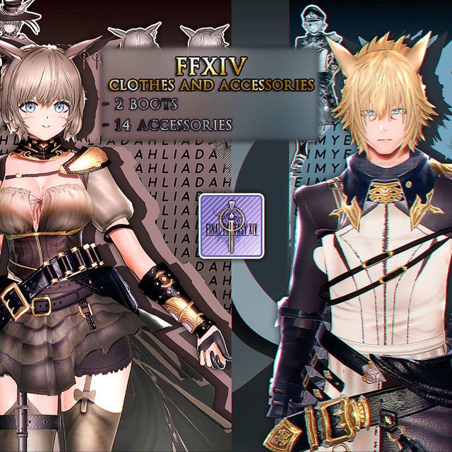 【免费MOD +  人物卡】达莉娅 v2.0 （FFXIV）【两种版本全包】