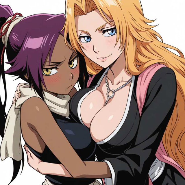 Shihouin Yoruichi&Matsumoto Rangiku - 四方院夜一&松本乱菊