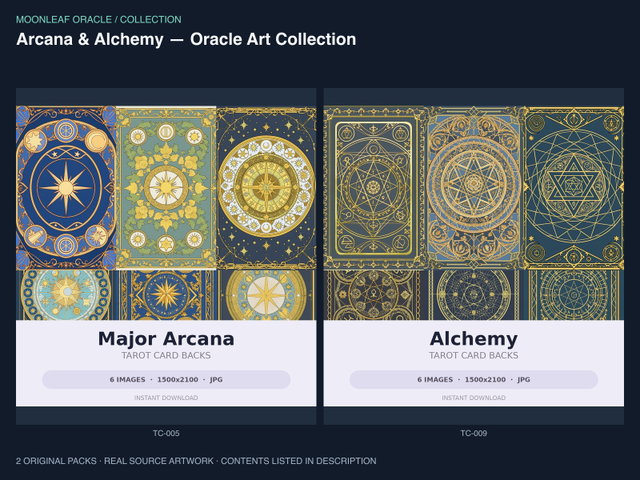 Arcana & Alchemy — Oracle Art Collection